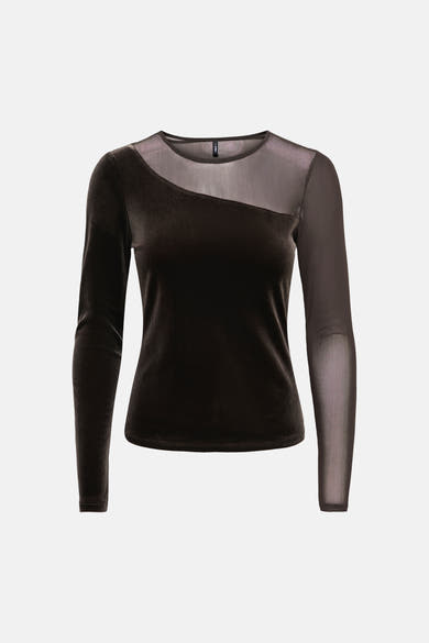 Blouse (lange mouwen) bruin - ONLY®