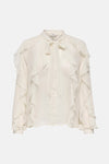Blouse à manches longues - écru