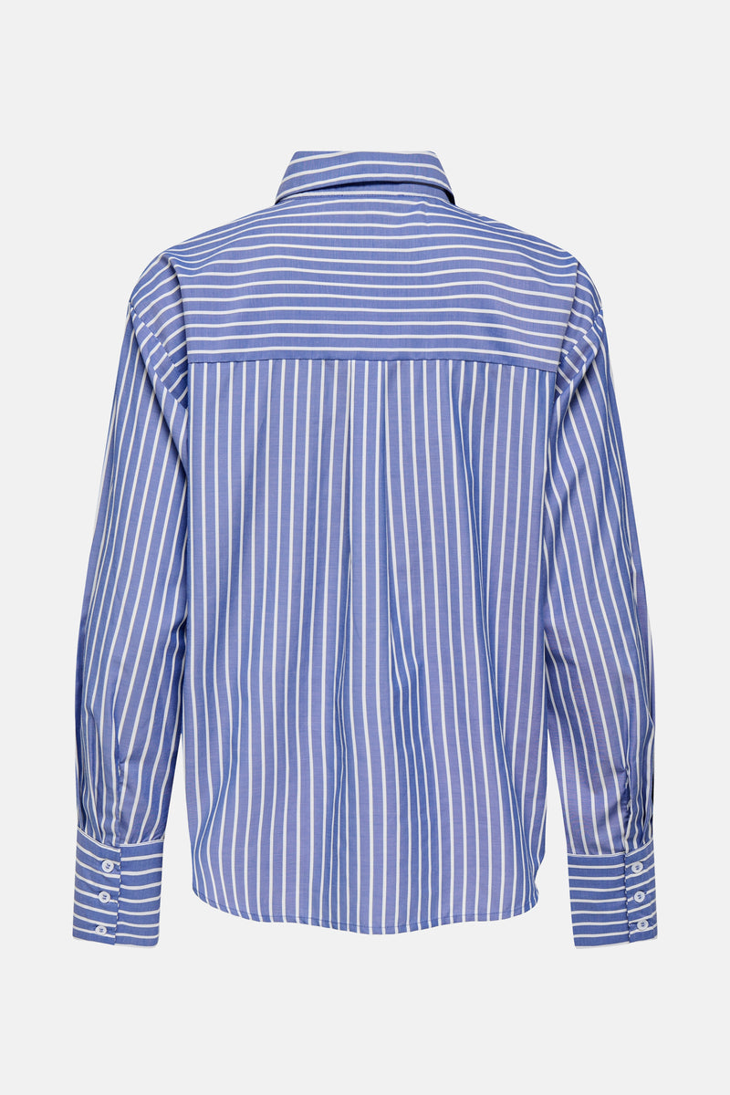 ONLKAYLEN LS HEART EMB SHIRT WVN