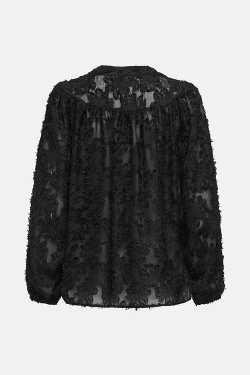 Hemd met lange mouwen - zwart