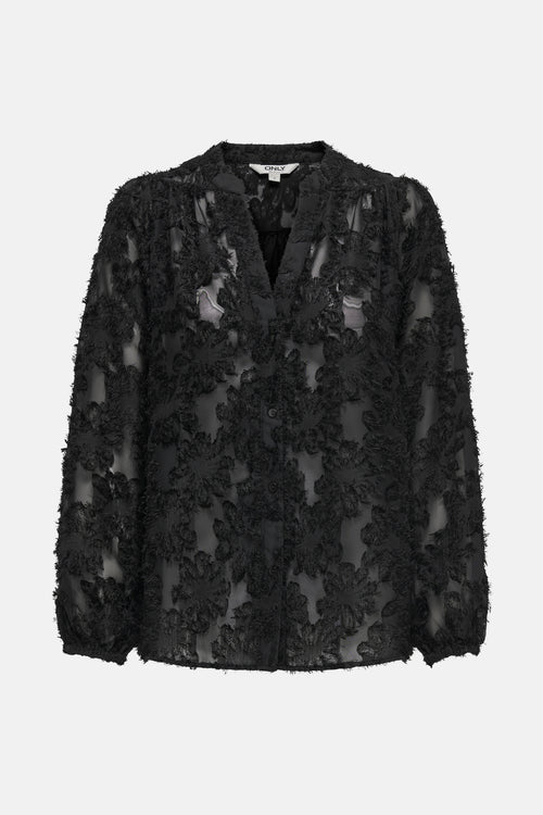 Hemd met lange mouwen - zwart