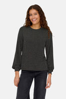 Blouse met lange mouwen - zwart