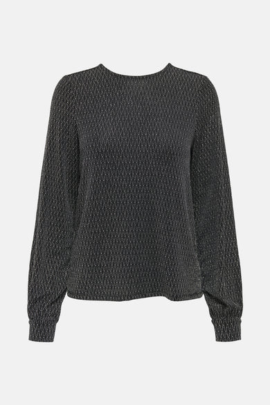 Blouse met lange mouwen - zwart