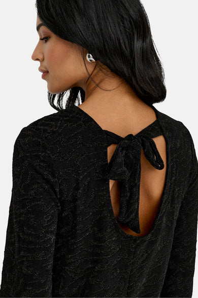 Blouse met lange mouwen - zwart