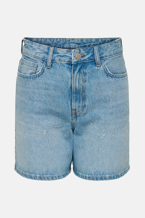 ONLJOSE HW RHINESTONE DNM SHORTS AZG DNM