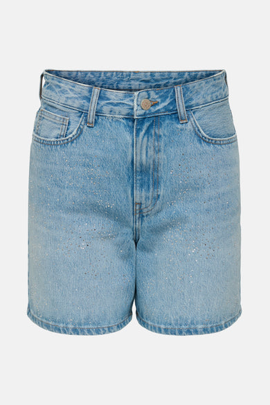 ONLJOSE HW RHINESTONE DNM SHORTS AZG DNM