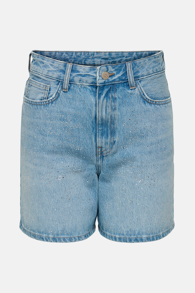 ONLJOSE HW RHINESTONE DNM SHORTS AZG DNM