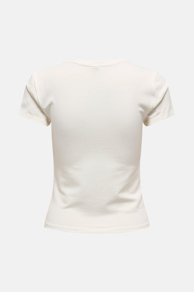 T-shirt met korte mouwen - Ecru