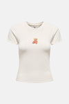 T-shirt met korte mouwen - Ecru