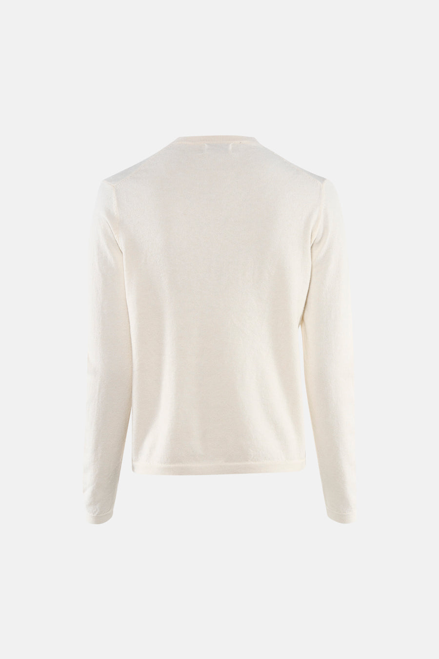 Cardigan beige en maille par JDY, vue arrière sur fond neutre.