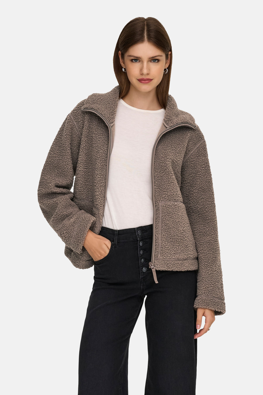 Dames tops jas casual brun - ONLY®