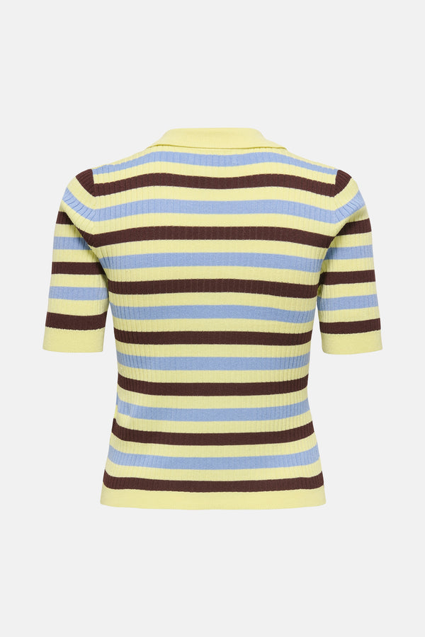 Dames tops polo korte mouw Jaune - ONLY®