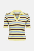 Dames tops polo korte mouw Jaune - ONLY®