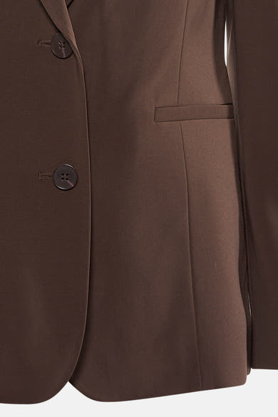 Bruine blazer van ONLY® met twee sluitknopen en een paspelzak.