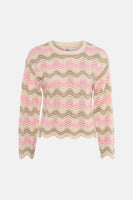 Pull à col rond - multicolore