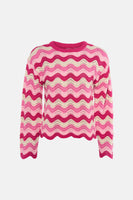 Pull à col rond - Rose