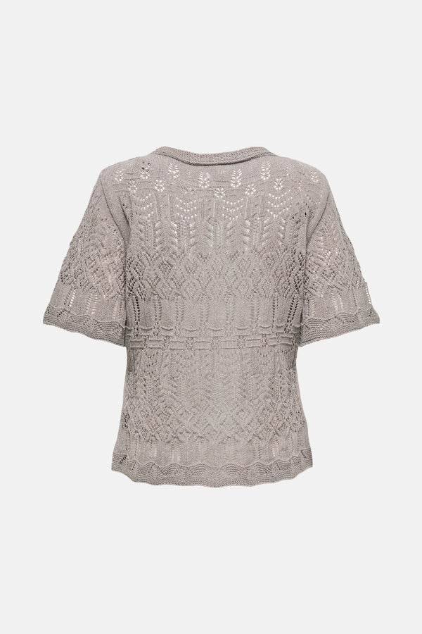 Top uni manches courtes Beige - ONLY®