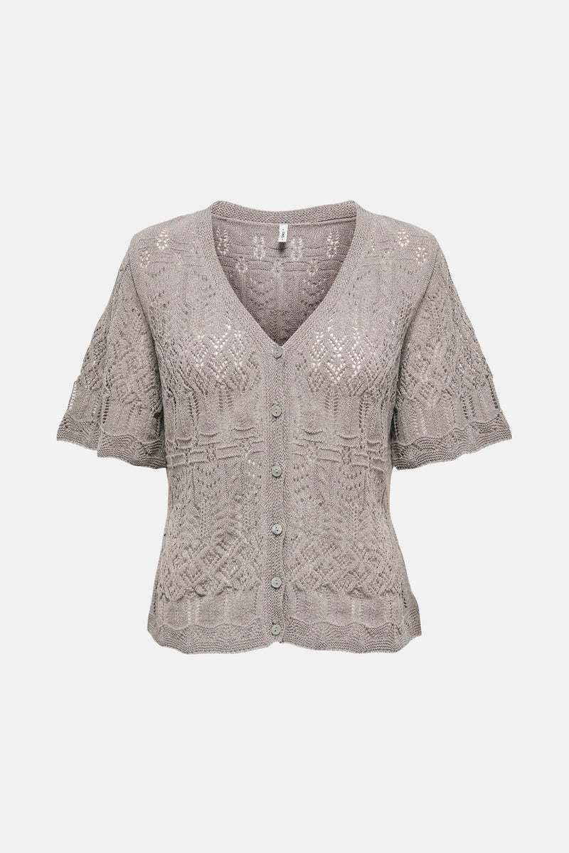 Top uni manches courtes Beige - ONLY®