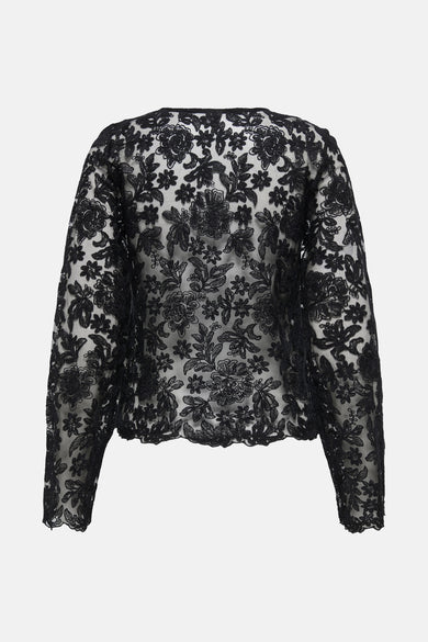 T-shirt met lange mouwen - zwart