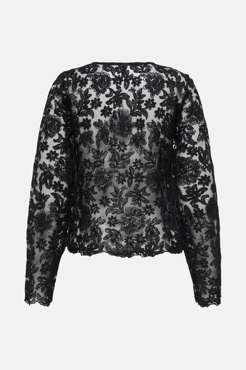 T-shirt met lange mouwen - zwart