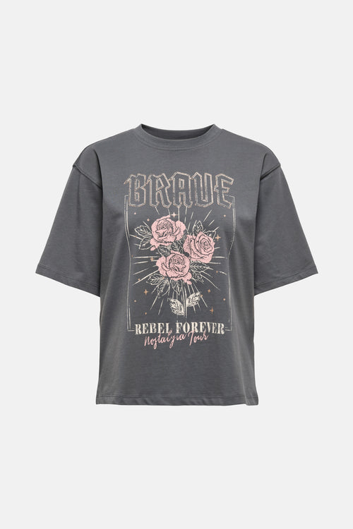 T-shirt (korte mouwen) grijs - ONLY®