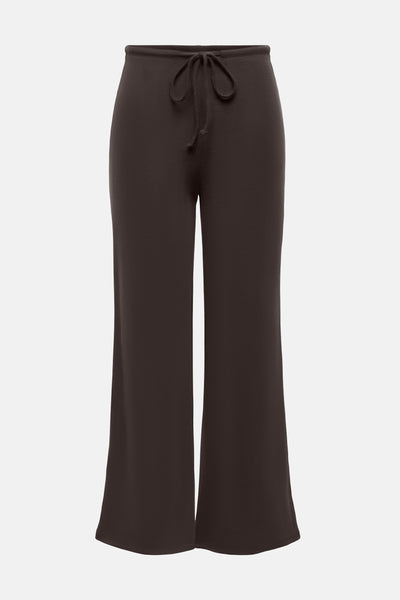 Braun jogging van ONLY, met een tailleband en een uitgestrekte pasvorm.