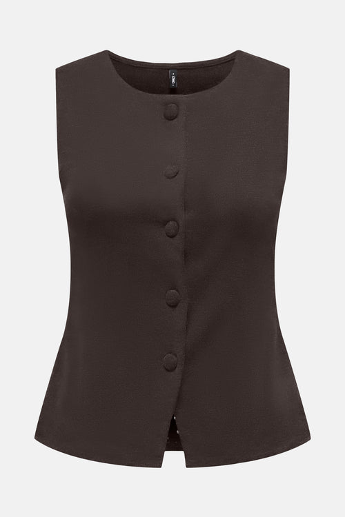 Gilet - bruin