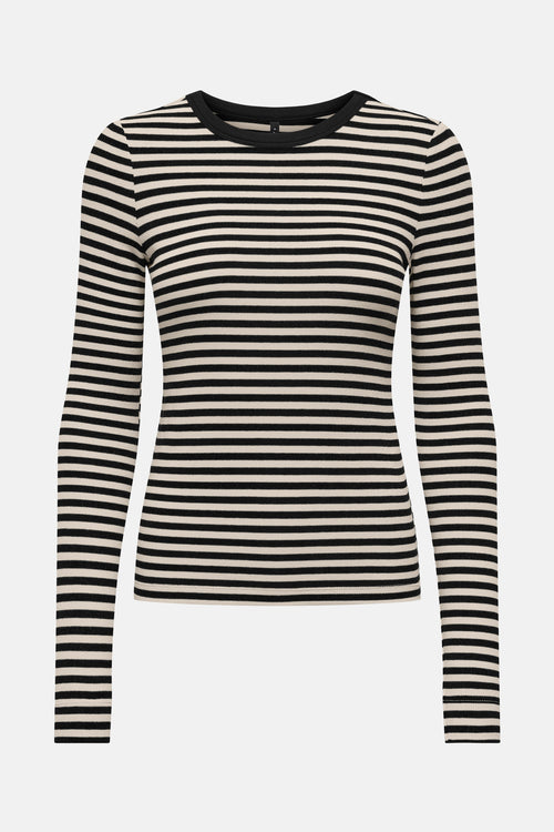 T-shirt met lange mouwen - Zwart