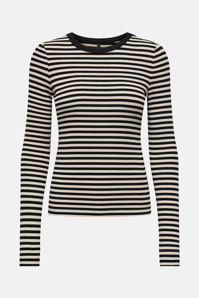 T-shirt met lange mouwen - Zwart