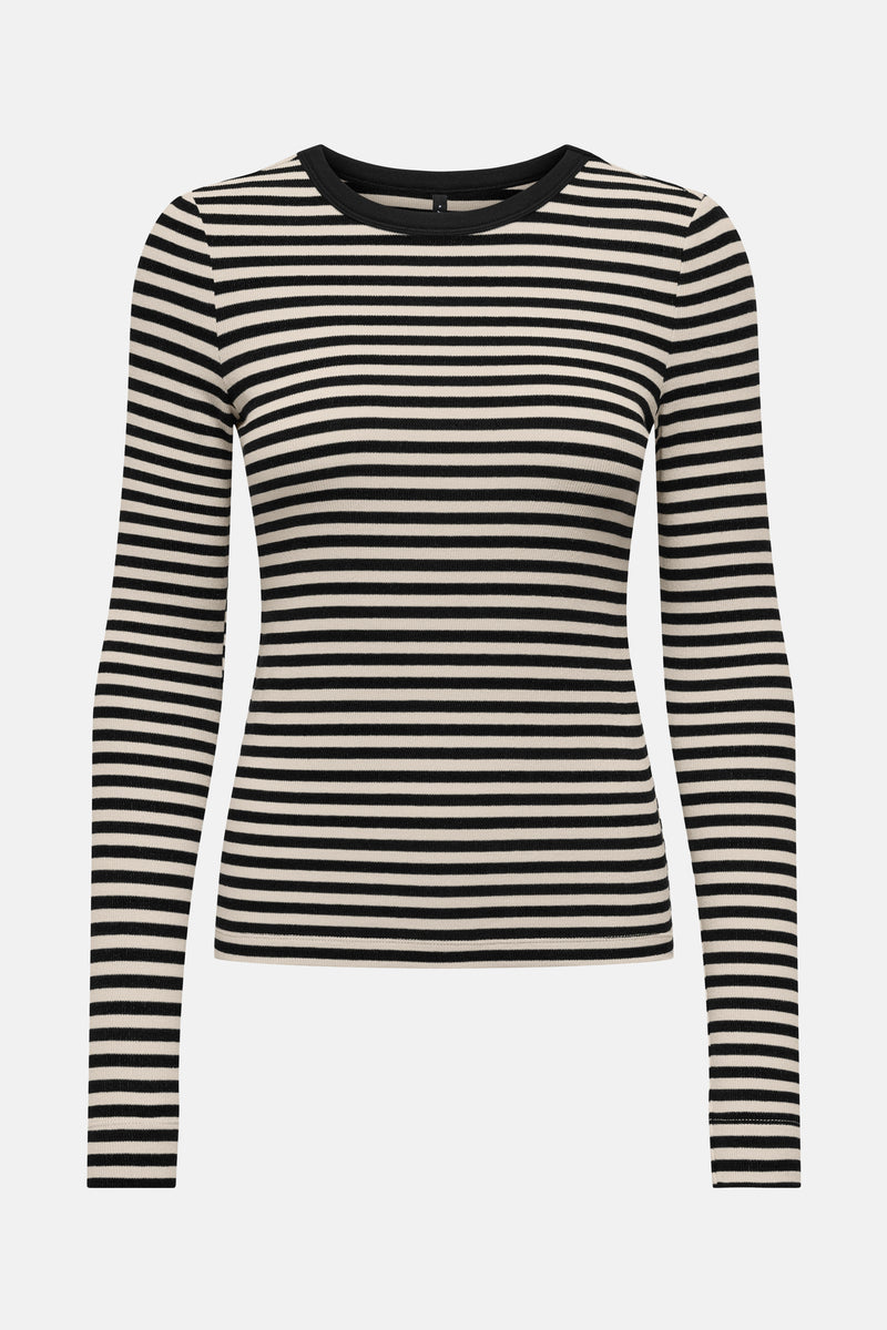 T-shirt met lange mouwen - Zwart