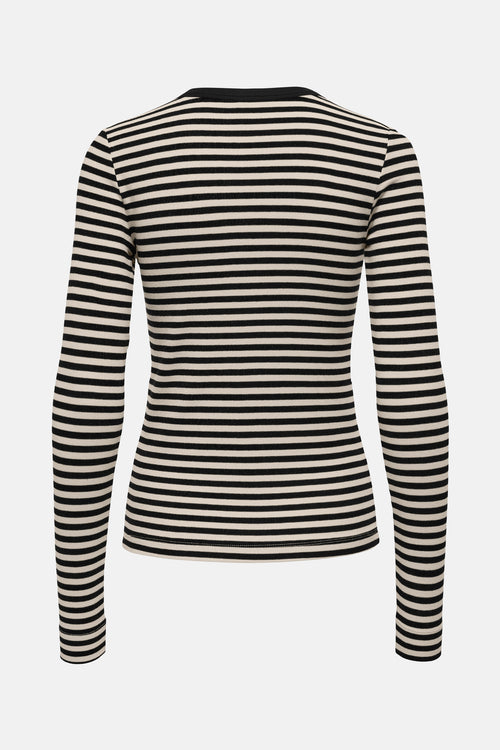 T-shirt met lange mouwen - Zwart