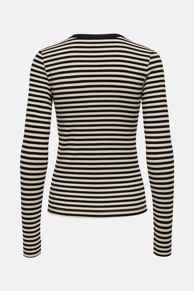 T-shirt met lange mouwen - Zwart