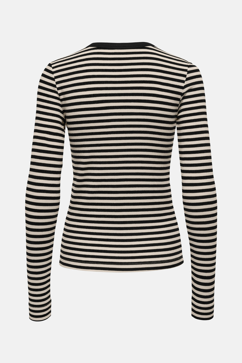 T-shirt met lange mouwen - Zwart