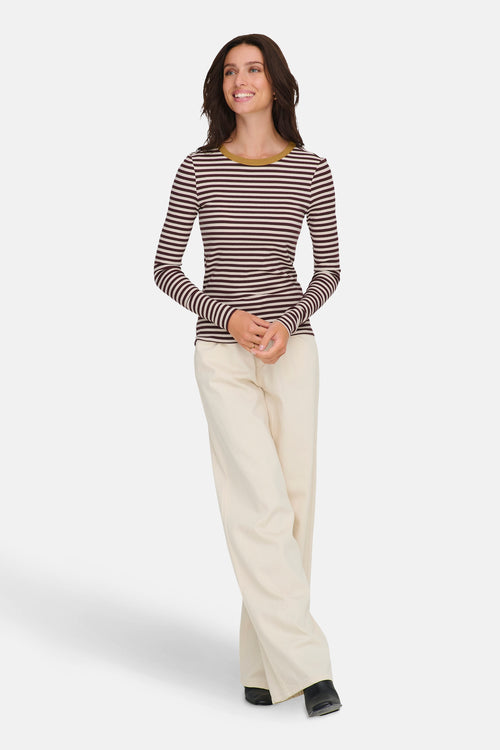 T-shirt met lange mouwen - Bordeaux