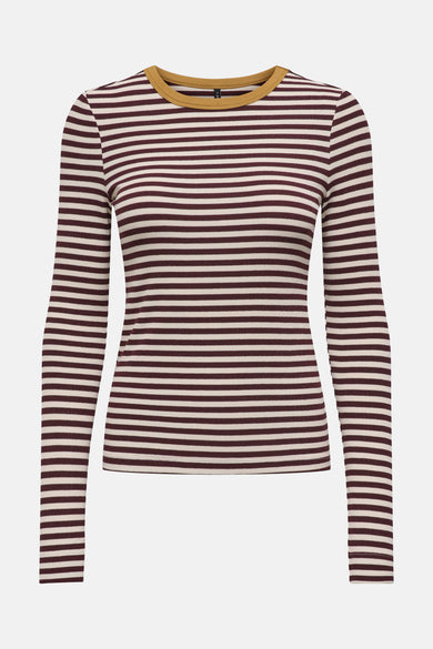 T-shirt met lange mouwen - Bordeaux