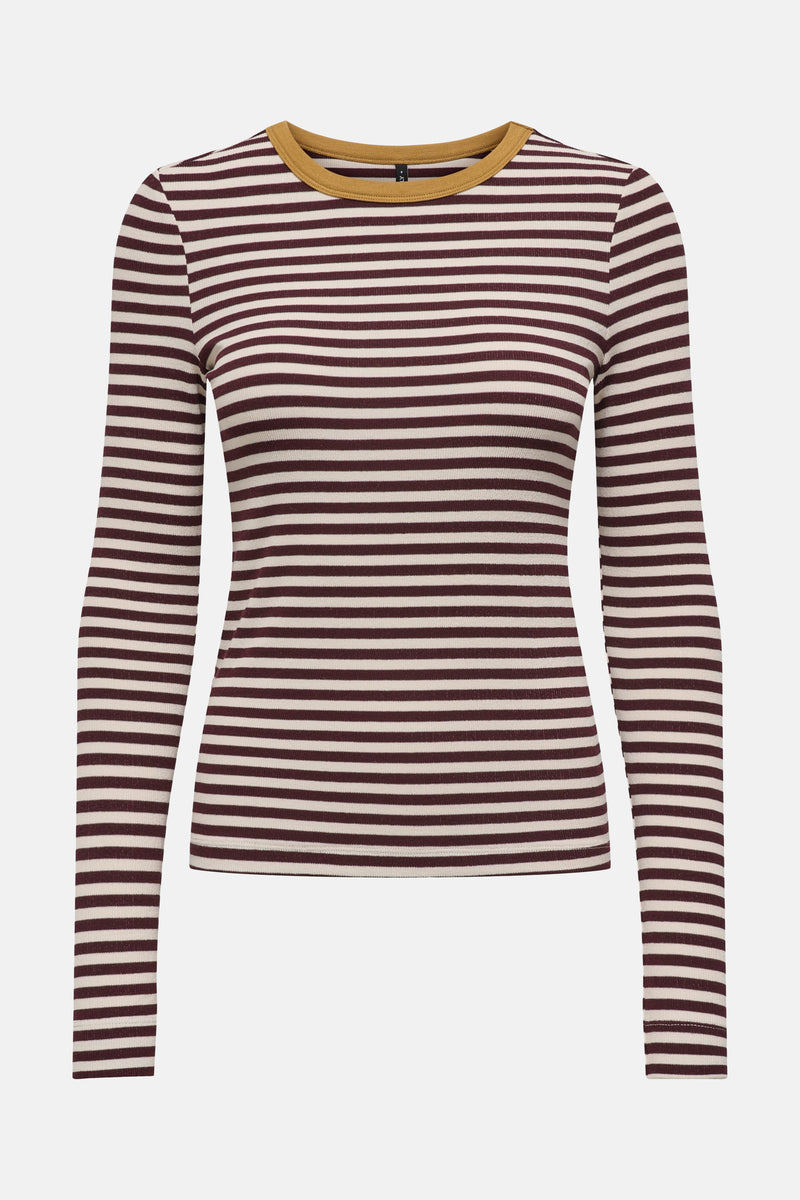 T-shirt met lange mouwen - Bordeaux