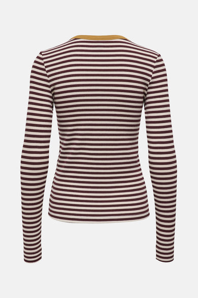 T-shirt met lange mouwen - Bordeaux