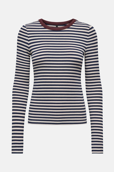 T-shirt met lange mouwen - Blauw