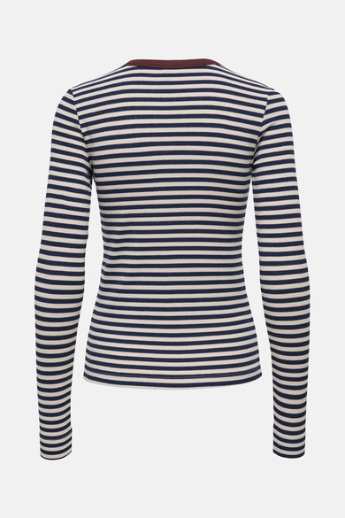 T-shirt met lange mouwen - Blauw