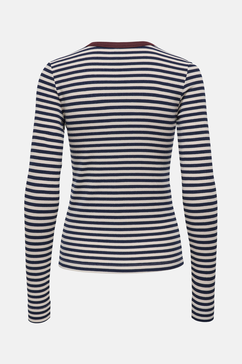 T-shirt met lange mouwen - Blauw