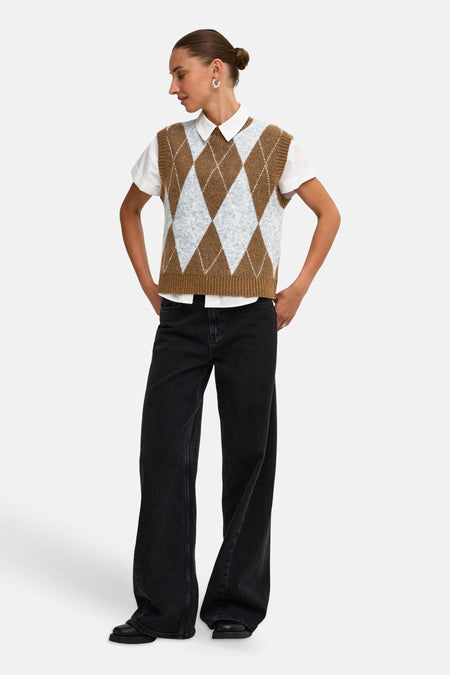 Dames tops pull zonder mouw multicolor - ONLY®