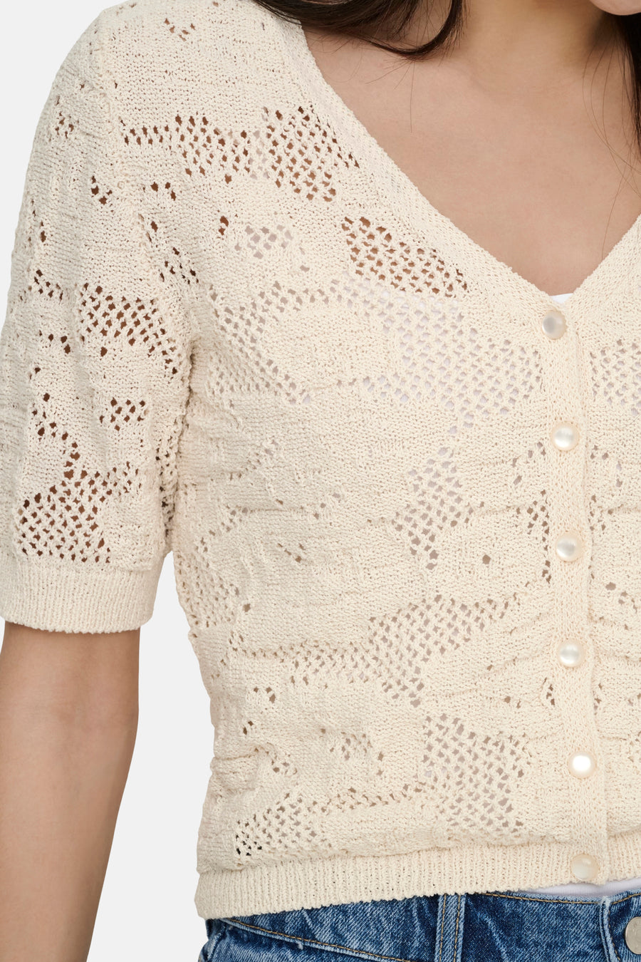 Cardigan Écru - ONLY®