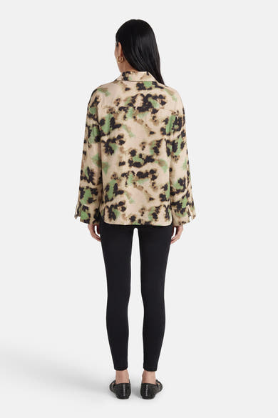 Blouse à manches longues - multicolore