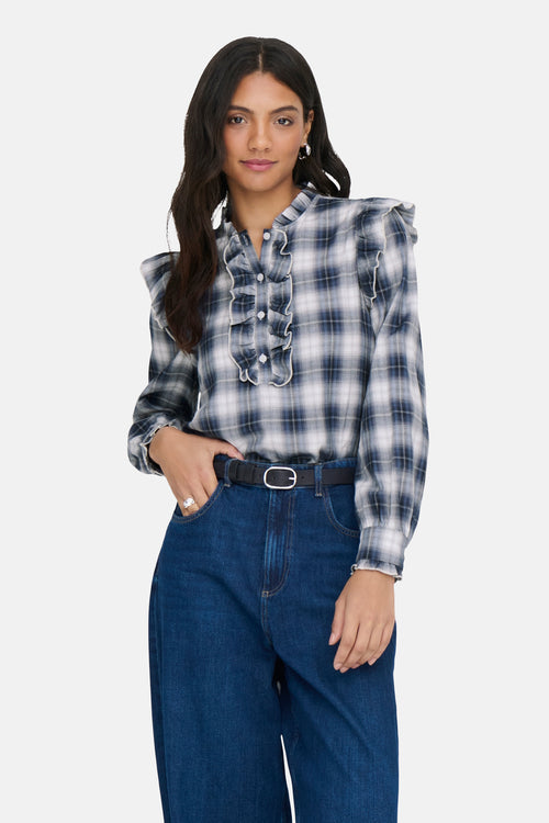 Blouse (lange mouwen) blauw - ONLY®