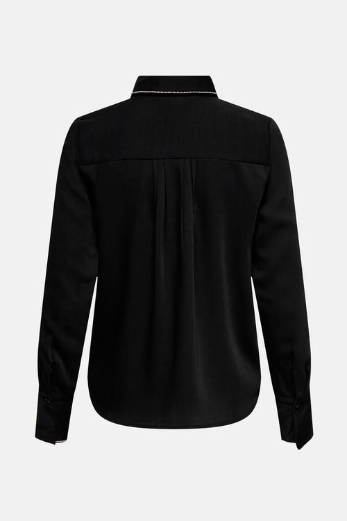 Chemise à manches longues - noir