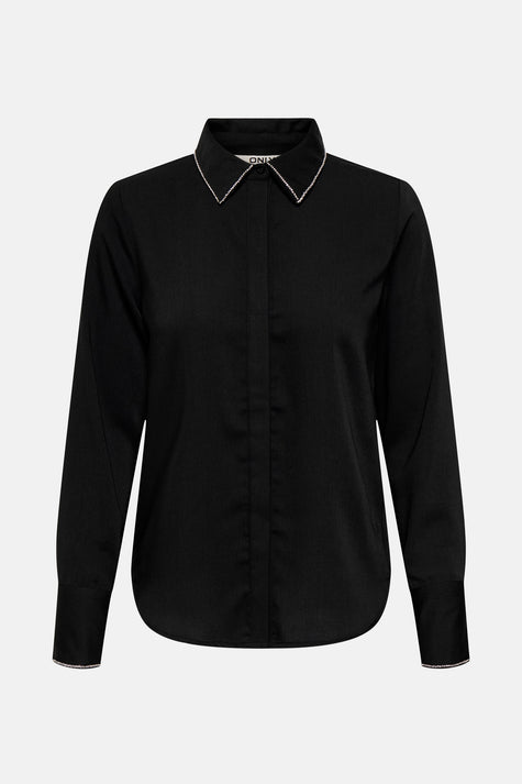 Chemise à manches longues - noir