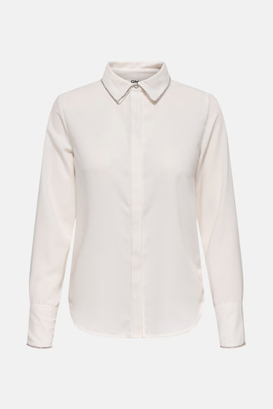 Chemise à manches longues - blanc