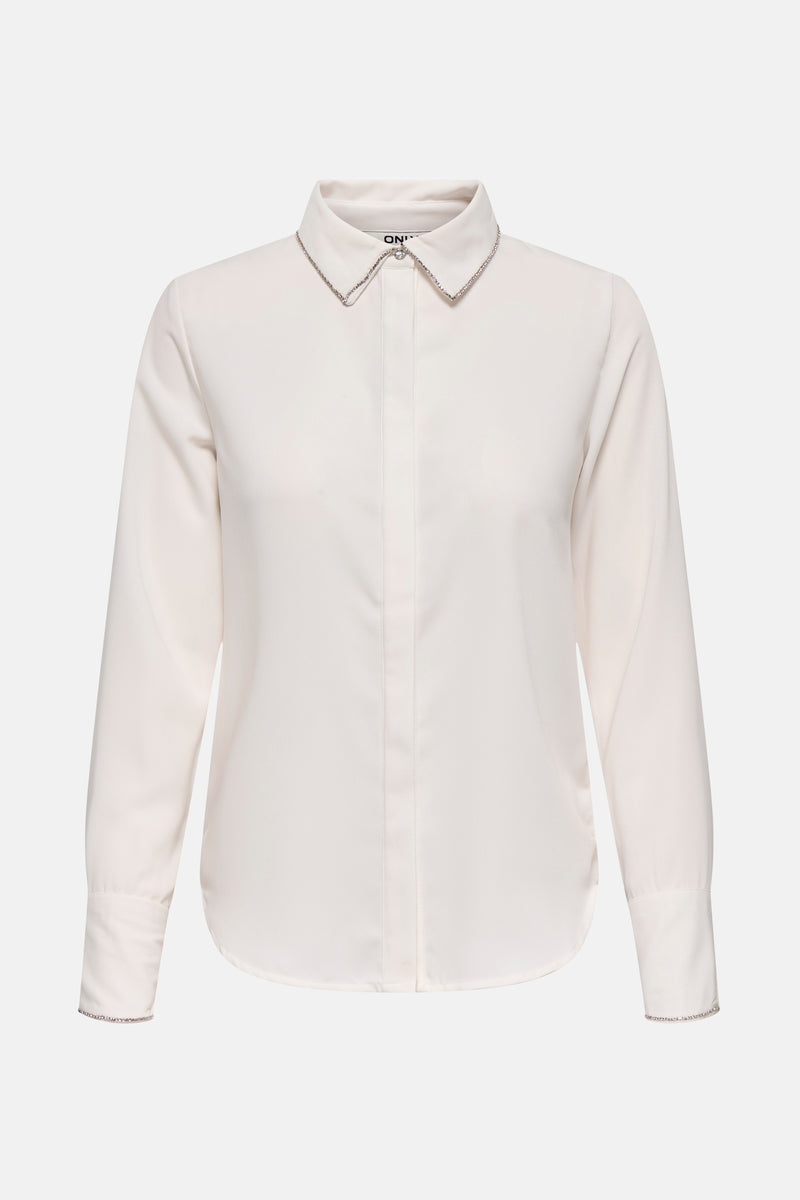 Chemise à manches longues - blanc