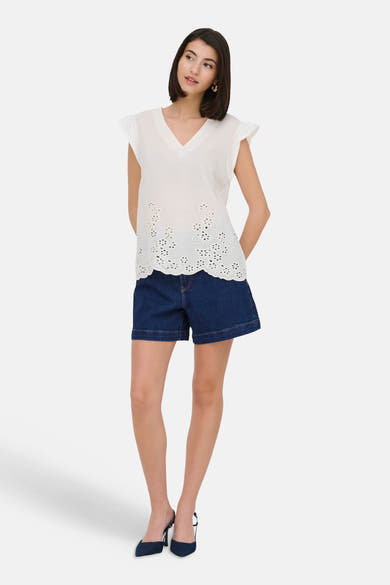 Short mid blue denim - JDY