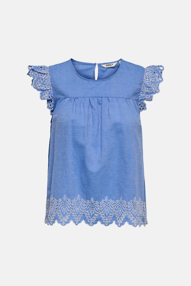 Blouse - bleu